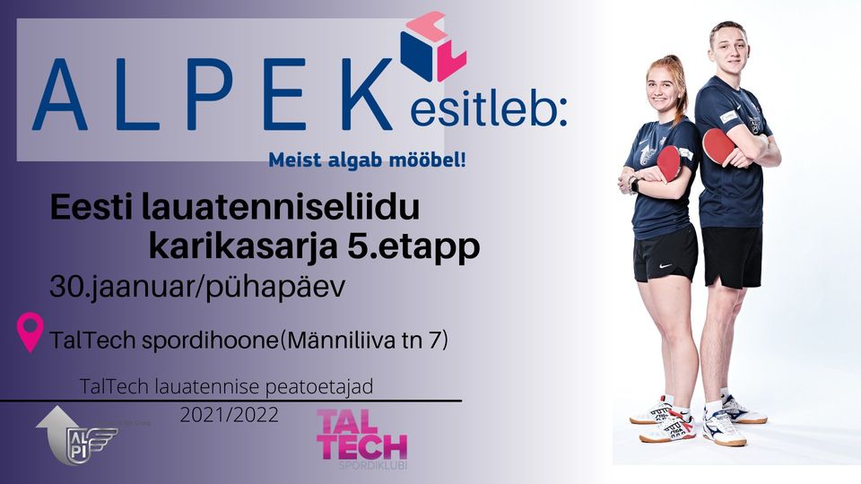You are currently viewing ELTL karikasari / ALPEK 30.01 Tallinnas /// VAATA ÜLEKANNET – TULEMUSED