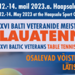 XVI Balti MV Haapsalu Spordikeskuses 12.-14.05.2023 / TULEMUSED ja PILDID!