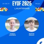 Eesti lauatennisetalendid Euroopa noorte olümpiafestivalil Skopjes
