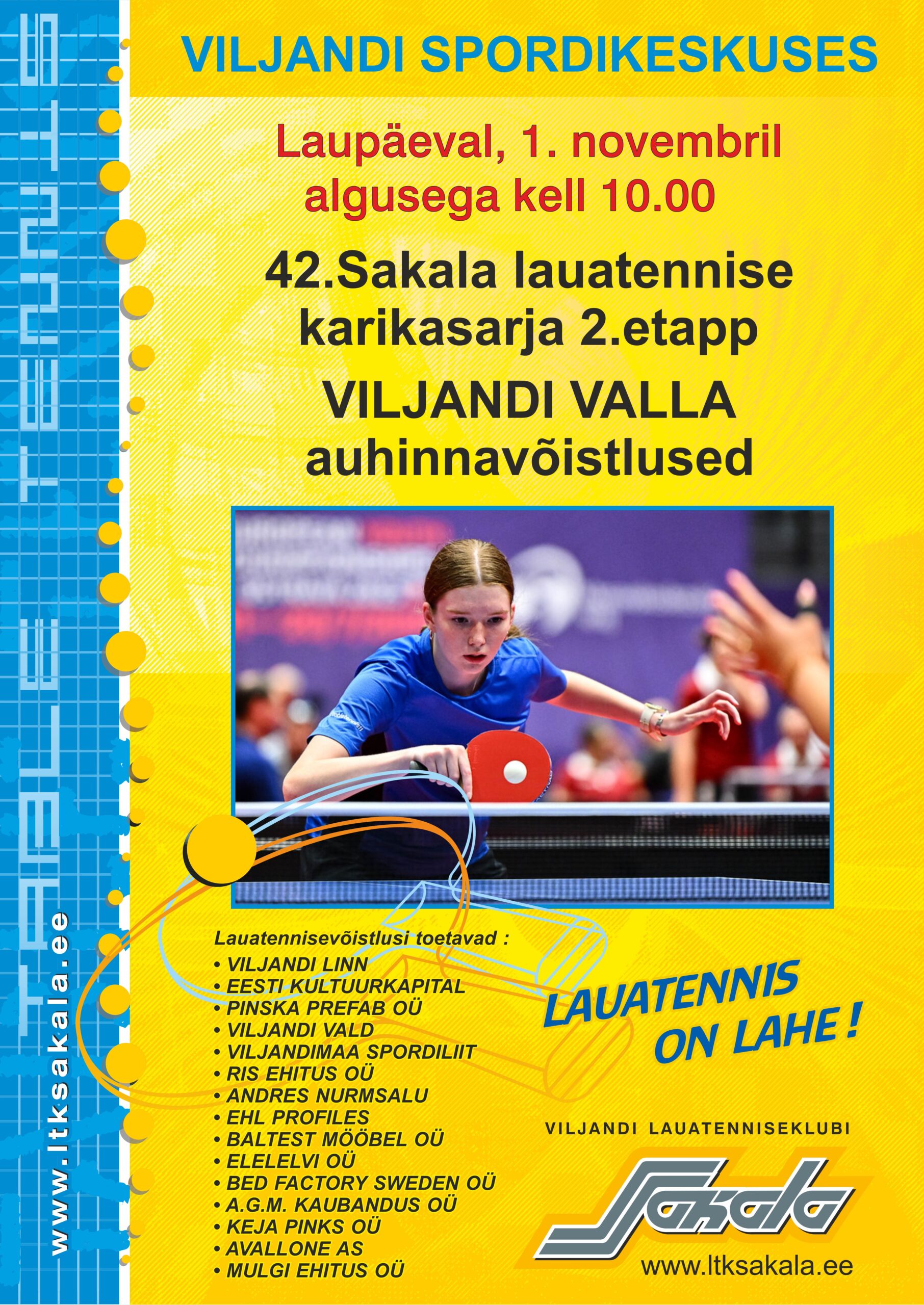 Read more about the article Sakala karikasarja 2. etapp – Viljandi valla auhinnavõistlused – 1. novembril